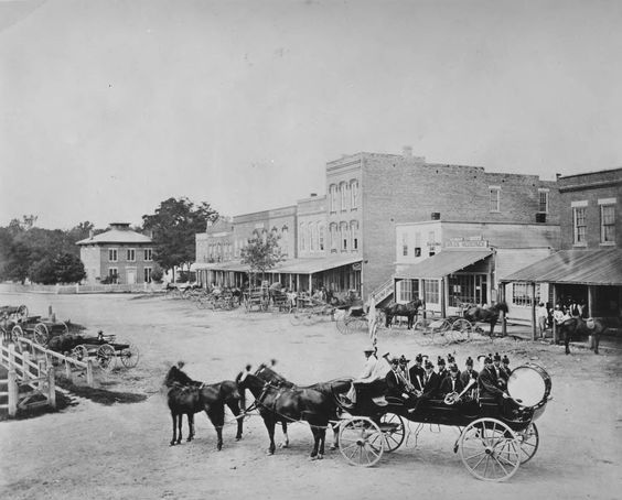 Main St. Downtown Plymouth 1868